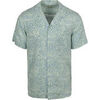 Chemise Scotch & Soda Chemise Manches Courtes Imprim&eacute; Vert Clair Vert