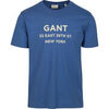 T-shirt Gant T-shirt Graphic Logo Bleu Rich