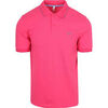 T-shirt Sun68 Polo Petites Rayures Collar Rose