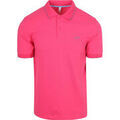 Tee-shirts sur Grenoble : T-shirt Sun68 Polo Petites Rayures Collar Rose