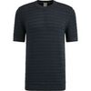 T-shirt Cast Iron Knitted Jacquard T-shirt Marine