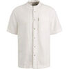 Chemise Cast Iron Chemise &agrave; manches courtes Blend Lin Blanche Blanc