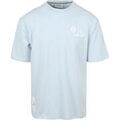 Tee-shirts sur Grenoble : T-shirt Scotch & Soda Slub Embroidery T-shirt Blue