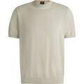 Tee-shirts sur Grenoble : T-shirt BOSS Knitted T-shirt Kanache Ecru