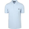 T-shirt Fred Perry Polo M6000 Bleu Clair