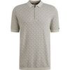 T-shirt Cast Iron Half-Zip Polo Structure Ecru