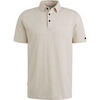 T-shirt Cast Iron Polo Jacquard Impression Ecru