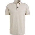 T-shirt Cast Iron Polo Jacquard Impression Ecru Grenoble