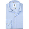 Chemise R2 Amsterdam R2 Chemise Japanese Knitted Manches Courtes Bleu Clair
