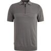 T-shirt Cast Iron Half-Zip Polo Structure Anthracite