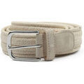 Ceintures sur Grenoble : Ceinture Profuomo Ceinture tiss&eacute;e Waxed Ecru Beige