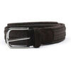 Ceinture Profuomo Ceinture tiss&eacute;e Waxed Marron Marron
