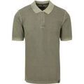 Tee-shirts sur Grenoble : T-shirt Casamoda Polo Piqu&eacute; Garment Dye Vert Olive Vert