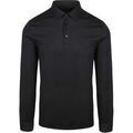 Tee-shirts sur Grenoble : T-shirt Desoto Poloshirt Longsleeve Essential Black