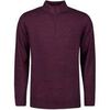 Pull No Excess Pull Demi-Zip Dark Wine M&eacute;langer Multicolore