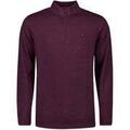 Pulls/Sweat sur Grenoble : Pull No Excess Pull Demi-Zip Dark Wine M&eacute;langer Multicolore