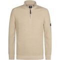 Pull Petrol Industries Knitted Half-Zip Sweater Nashville Beige