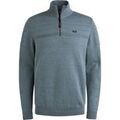 Pull Vanguard Sweater Half Zip Textured Blue