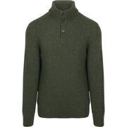 Pull Gant Mocker Pullover Wool Blend Vert Fonc&eacute; Vert