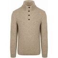Pull Gant Mocker Pullover Wool Blend Sand