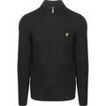 Pull Lyle & Scott Lyle Scott Half Zip Pull Laine D'Agneau Noir