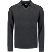 Pull No Excess Longsleeve Poloshirt Riva Anthracite
