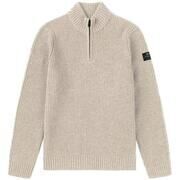 Pull Ecoalf Pull Drago en laine recycl&eacute;e beige Beige