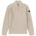 Pull Ecoalf Pull Drago en laine recycl&eacute;e beige Beige