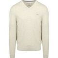 Pull Mcgregor Pull Laine Merinos Col-V Off White