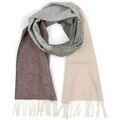 Echarpe Profuomo &Eacute;charpe Agneline Gris Beige Brun Multicolore
