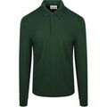 Polos sur Grenoble : Polo Lacoste Longsleeve Poloshirt Piqu&eacute; Vert Fonc&eacute; Vert