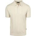 T-shirt Barbour Wellburn Knitted Polo Ecru Grenoble