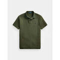 Polos sur Grenoble : Polo Ralph Lauren Polo ajust&eacute; kaki en coton Marron