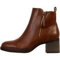 Bottines The Divine Factory Bottines &agrave; Zip Marron Grenoble