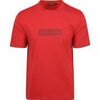 T-shirt Napapijri T-shirt Logo Rouge