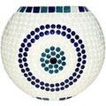 D&eacute;coration sur Grenoble : Bougeoirs, photophores Signes Grimalt Lampe De Table Mosa&iuml;que Blanc Diam 30 cm. . Maison & D&eacute;co > Bougeoirs, photophores.