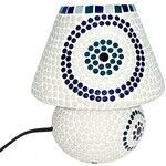 Lampes &agrave; poser Signes Grimalt Lampe De Table Mosa&iuml;que Blanc Unique. . Maison & D&eacute;co > Lampes &agrave; poser.