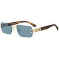 Lunettes sur Grenoble : Lunettes de soleil Dsquared D2 0189/S Lunettes de soleil, Or/Bleu, 57 mm Dor&eacute;