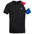 T-shirt Le Coq Sportif Tshirt BAT TEE SS N&Acirc;�1 M Noir