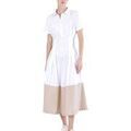 Robes sur Grenoble : Robe Caf&eacute; Noir C7JA0275-PE26-W076 Blanc