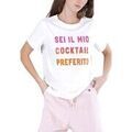 Tee-shirts sur Grenoble : T-shirt Caf&eacute; Noir C7JT0271-PE26-W022 Blanc