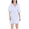 Robes sur Grenoble : Robe courte Caf&eacute; Noir C7JA0273-PE26-B066 Bleu