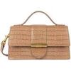 Sac &agrave; main LANCASTER Sac &agrave; main A rabat avec fermoir M Exo Ily Sable Beige