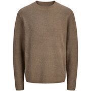 Pull Jack & Jones 12287968 MAVERICK KNIT CREW-BRINDLE