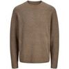 Pull Jack & Jones 12287968 MAVERICK KNIT CREW-BRINDLE