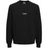 Sweat-shirt Jack & Jones 12284682 SOHO SWEAT CREW-BLACK