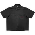 Chemises/chemisettes sur Grenoble : Chemise Propaganda PROU814-121 SHIRTY BOX FIT-LABEL BLACK