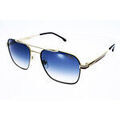 Lunettes sur Grenoble : Lunettes de soleil Carrera 379 S / Noir Dor&eacute; avec des verres bleus Indice 2 Multicolore