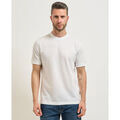 T-shirt BOSS T-shirt &agrave; col rond basique Thompson pour homme de Blanc Grenoble