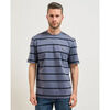 T-shirt BOSS T-shirt moulant pour homme en coton merceris&eacute; Bleu